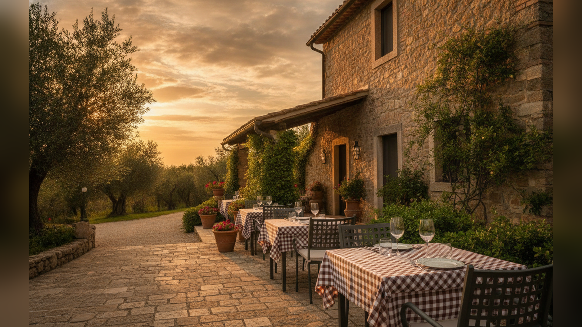 Istrian food and wine — olive oil, wine and prosciutto
